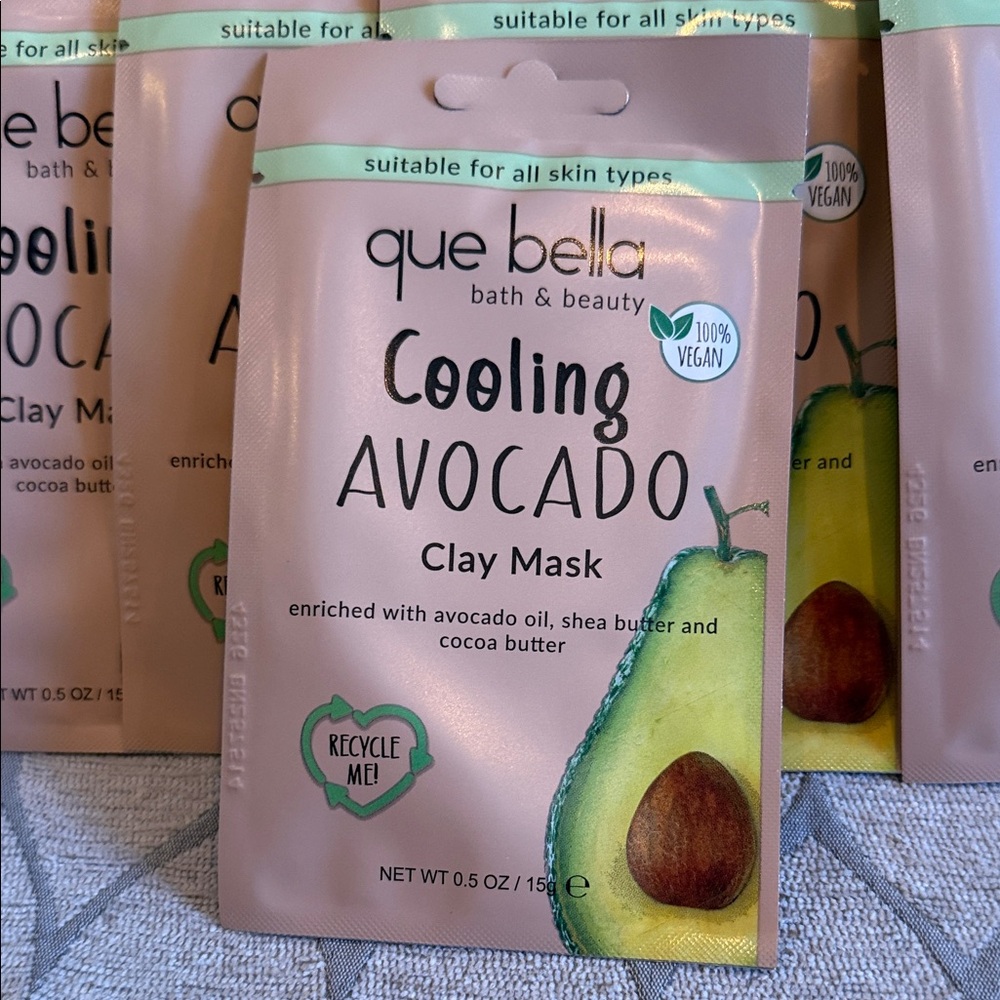 Cooling Avocado Clay Mask. 10 Lot